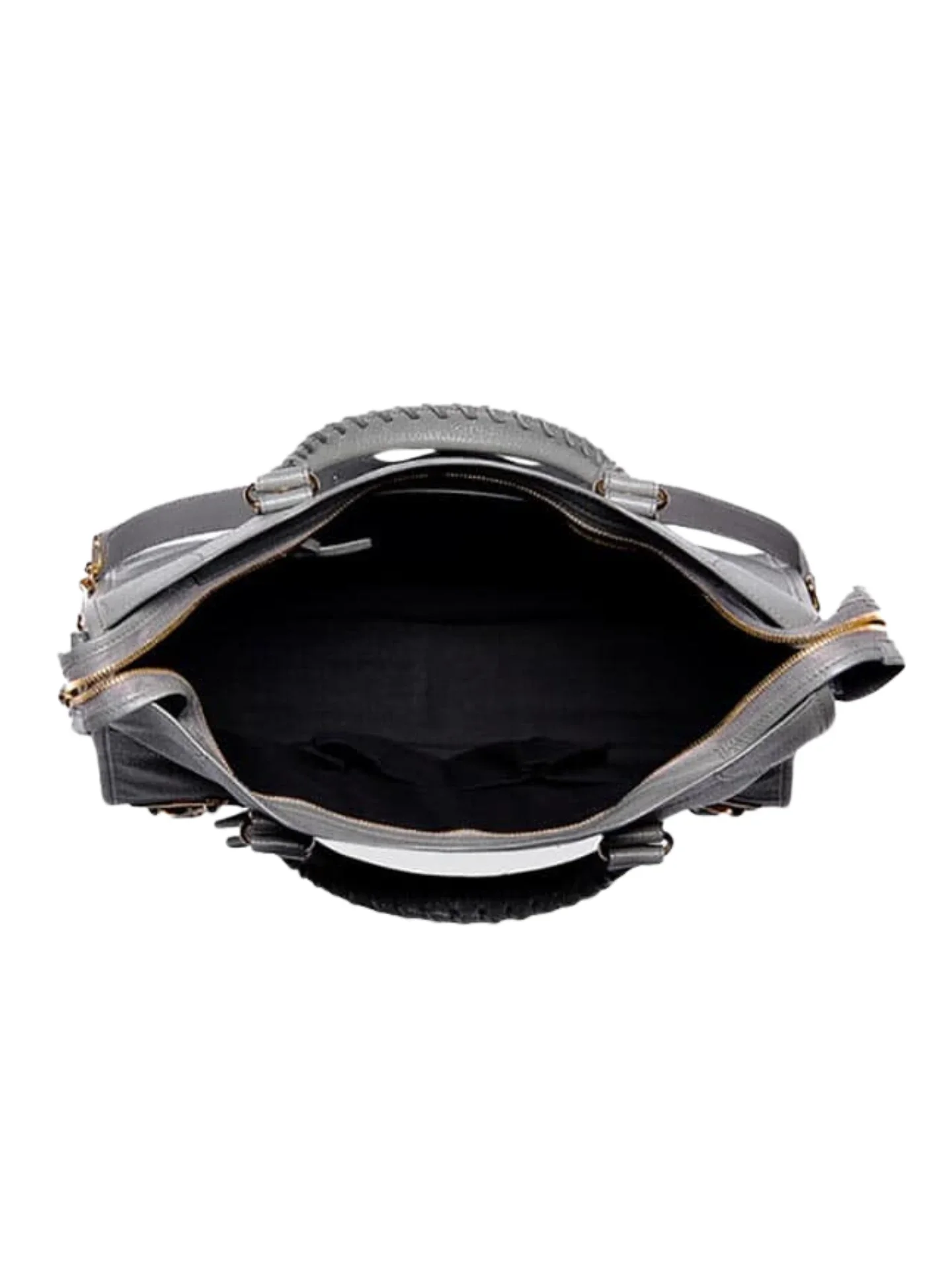 Balenciaga Metallic Edge Small City Grey Gold Hardware - Image 5