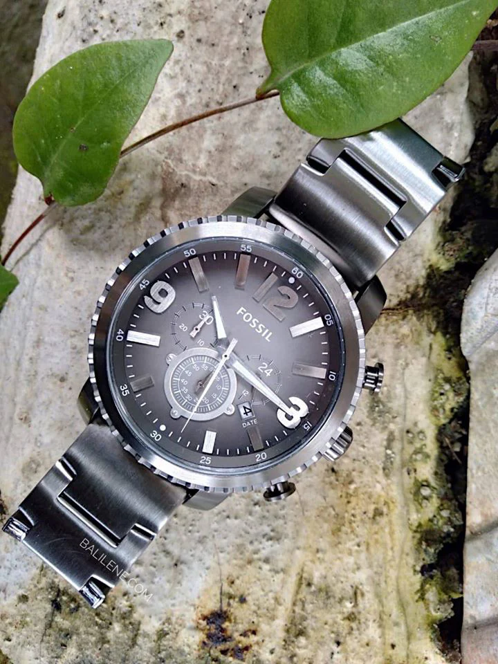 Fossil BQ1651 Gage Chronograph Smokey Grey Stainless Steel Watch - Image 4