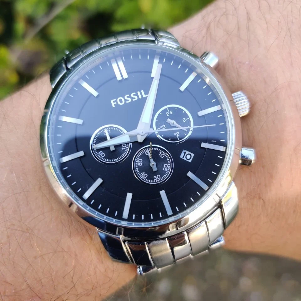 Fossil BQ1278IE Lance Chronograph Silver Stainless Steel Watch - Image 4