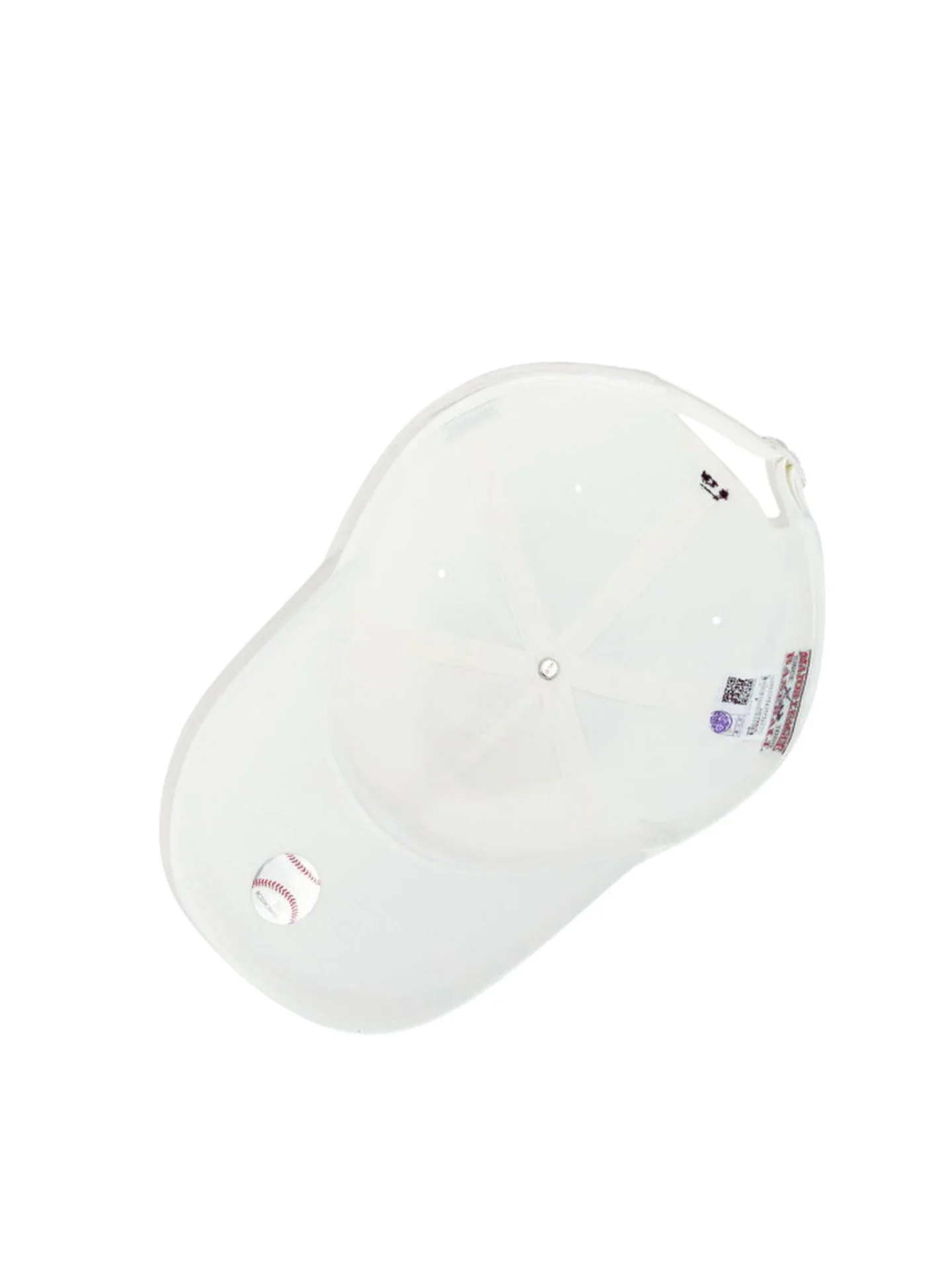 MLB Capwhite Small Logo Black Rookie Ball Cap NY - Image 5