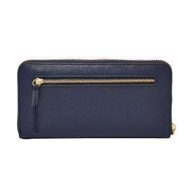 Fossil Sl7185403 Emma Large Zip Wallet Blue Multi - Image 3
