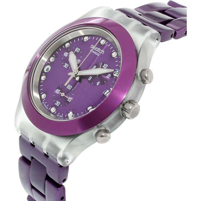 Swatch SVCK4048AG Full Blooded Blueberry Unisex Watch - Image 3