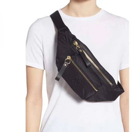 Tory Burch 60387 Nylon Belt Bag Black - Image 10